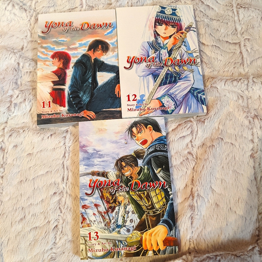 Yona of dawn manga volumes 11-13